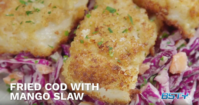 Cod with Mango Slaw